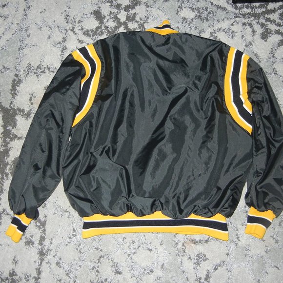 Vintage DeLong - Pittsburg Steelers NFL - 1/4 Zip Pullover Jacket Made In USA - Picture 4 of 6